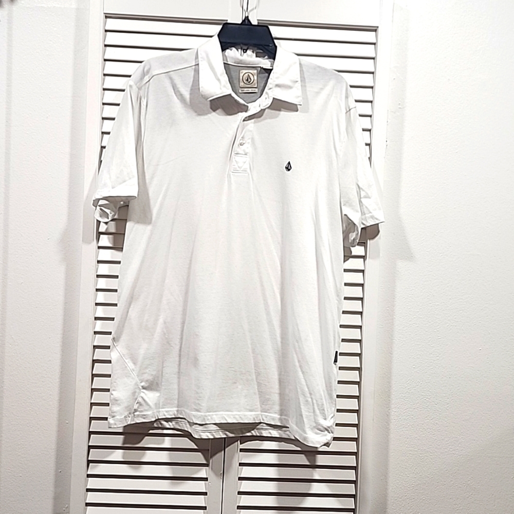 Volcom polo shirt short sleeve Sz L